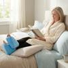 nova Heel Cushion Protector Pillow  Heel, Foot & Ankle Pressure Relief Cushions to Help Prevent Sores & Ulcers, Adjustable Universal Fit with Velcro Straps, Super Soft Velour, Washable, One Pair view 2