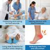 nova Heel Cushion Protector Pillow  Heel, Foot & Ankle Pressure Relief Cushions to Help Prevent Sores & Ulcers, Adjustable Universal Fit with Velcro Straps, Super Soft Velour, Washable, One Pair view 3