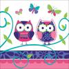 16-Count Paper Lunch Napkins, Owl Pal view 1