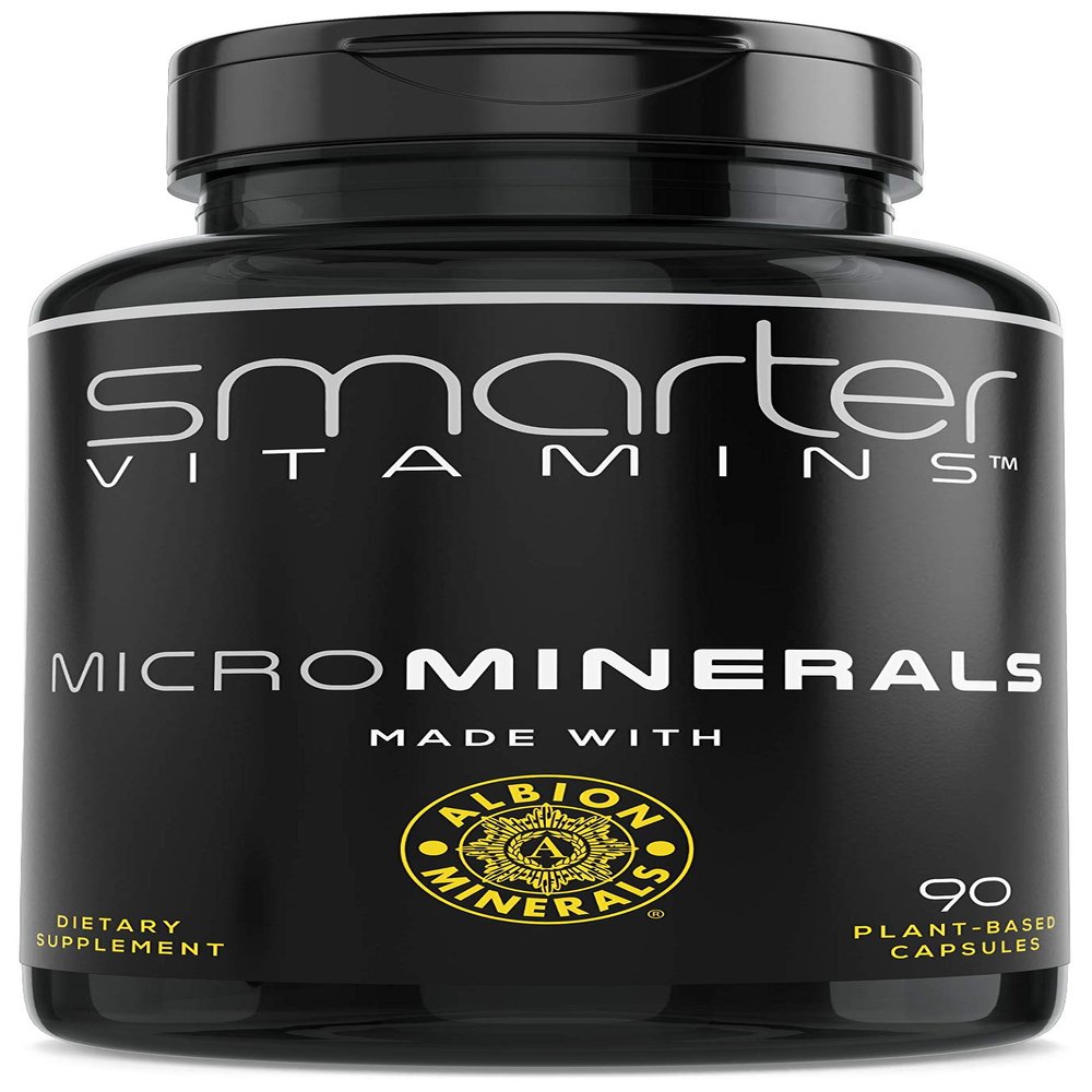 15mg Zinc Glycinate from Albion 6 Essential Trace Bisglycinate Minerals, Manganese, Boron, Chromium, Selenium, Molybdenum Supplement, 90 Plant-Based Vegan Capsules