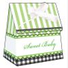 12-Count Party Treat Boxes, Sweet Baby Feet Green view 1