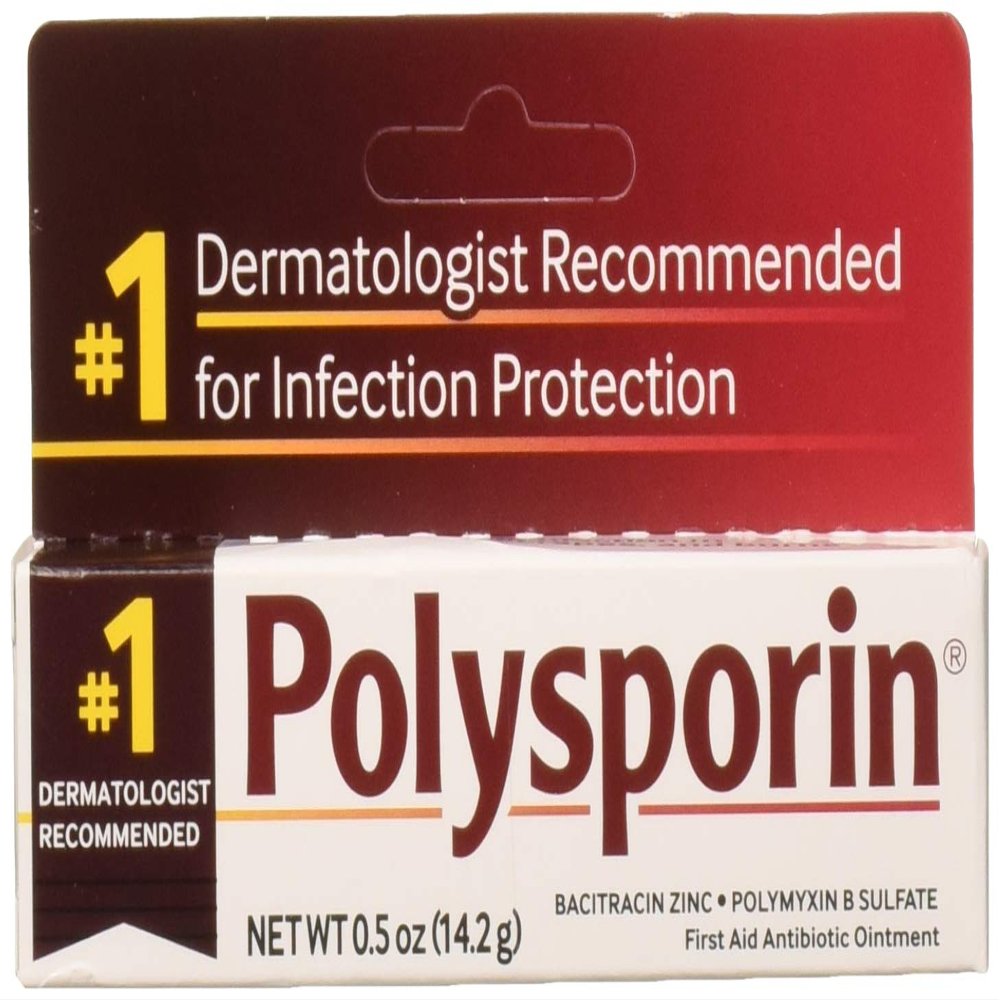 POLYSPORIN Oinment, 0.5 Ounce (Pack of 2)