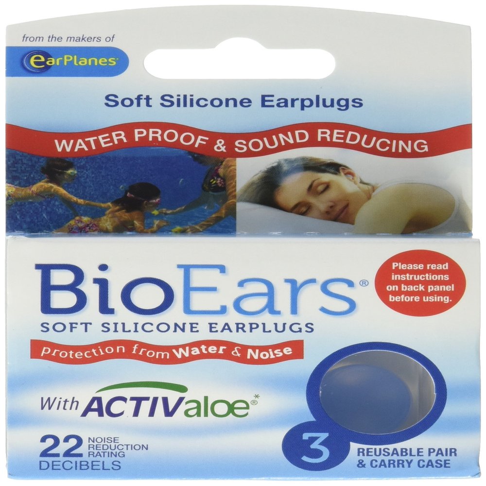 BioEars Soft Silicone Earplugs 3 Pair