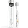 Nano-b Manual Toothbrush for Adults with Sensitive Gums, Silver Soft/Medium Bristles, Travel Case, Crystal view 1