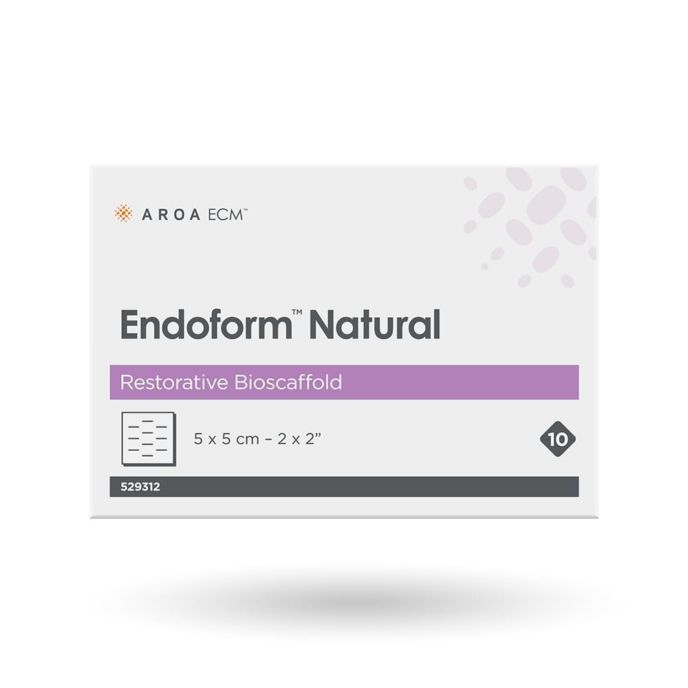 Endoform Natural Restorative Bioscaffold  Fenestrated 529312-2x2 Box of 10