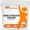 BulkSupplements.com Whey Protein Isolate Powder - Unflavored Whey Protein Powder, Nutritional Supplement - Gluten Free, 30g per Serving, 1kg (2.2 lbs) (Pack of 1) view 1