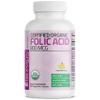 Bronson Organic Folic Acid (Vitamin B9 Folate) 800 mcg Folate from Lemon Peel 360 Tablets view 3