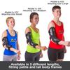 BraceAbility Cubital Tunnel Syndrome Elbow Brace | Splint to Treat Pain from Ulnar Nerve Entrapment, Hyperextended Elbow Prevention and Post Surgery Arm Immobilizer - M (MEDIUM/LARGE) view 4