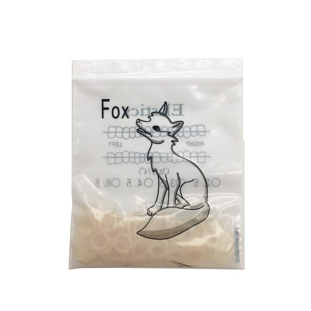 Angzhili 10 Bag Dental Orthodontic Rubber Bands Orthodontic Elastic Orthodontic Supply 3.5 Oz (1/4")