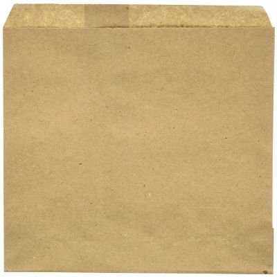 100 Natural Kraft Merchandise Bags, 5x7-1/2, No Gusset by WCI