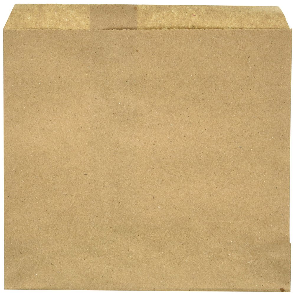100 Natural Kraft Merchandise Bags, 5x7-1/2, No Gusset by WCI