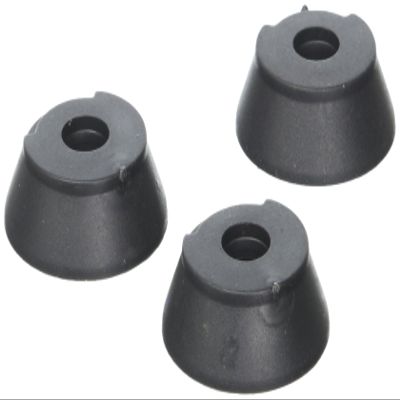 HurryCane Drive Medical HC-FEET Replacement Rubber Feet, Black, Walking Cane Tips
