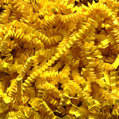 Box USA 10 lb. Yellow Crinkle Paper Packing, Shipping, and Moving Box Filler Shredded Paper for Box Package, Basket Stuffing, Bag, Gift Wrapping, Holidays, Crafts, and Decoration