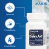 MAJOR Original Dairy Aid - Lactase Enzyme Supplement - 60 Caplets (2 Pack) view 3