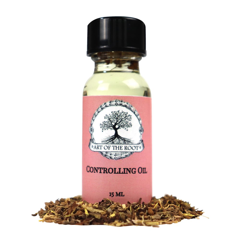 Controlling Oil 1/2 oz | Compelling, Commanding & Power Rituals | Hoodoo Wicca Pagan Voodoo