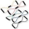CanDo Bowtie exercise tubing, 30", 5 pc set (1 ea: yellow through black) view 1
