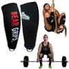 Bear Grips Deadlift Shin Guards - Gym Equipment Rope Climbing Shin Guard for Men and Women - Injury Prevention Calf Support Shin Guard Sleeves for Ultimate Shin Protection (Black, Medium) view 1