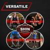 Bear Grips Deadlift Shin Guards - Gym Equipment Rope Climbing Shin Guard for Men and Women - Injury Prevention Calf Support Shin Guard Sleeves for Ultimate Shin Protection (Black, Medium) view 4