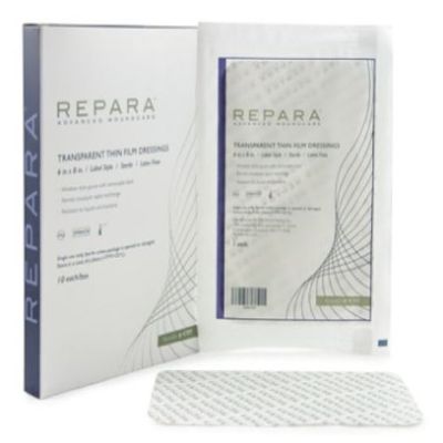 (Formerly REPARA) Transparent Film Dressings 6" x 8" (BX of 10) # 4987
