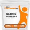 BulkSupplements.com Niacin Powder - Vitamin B3 Supplement, Niacin Flush - Gluten Free, 500mg per Serving, 100g (3.5 oz) (Pack of 1) view 1