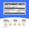 BulkSupplements.com Niacin Powder - Vitamin B3 Supplement, Niacin Flush - Gluten Free, 500mg per Serving, 100g (3.5 oz) (Pack of 1) view 2