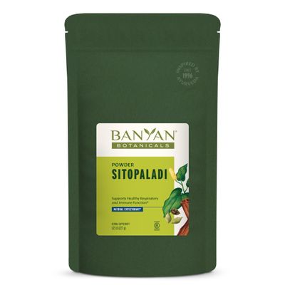 Banyan Botanicals Sitopaladi Powder Organic Immune Support Supplement Ayurvedic Formula for Healthy Lungs and Respiration* 1/2lb. Sustainably Sourced Non-GMO Vegan