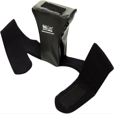 Skil-Care Abduction Wedge with Soft Foam Padding, 14" W x 8" D x 4" H, Promotes Hip Alignment and Stability, Easy-to-Clean Cover, 703075