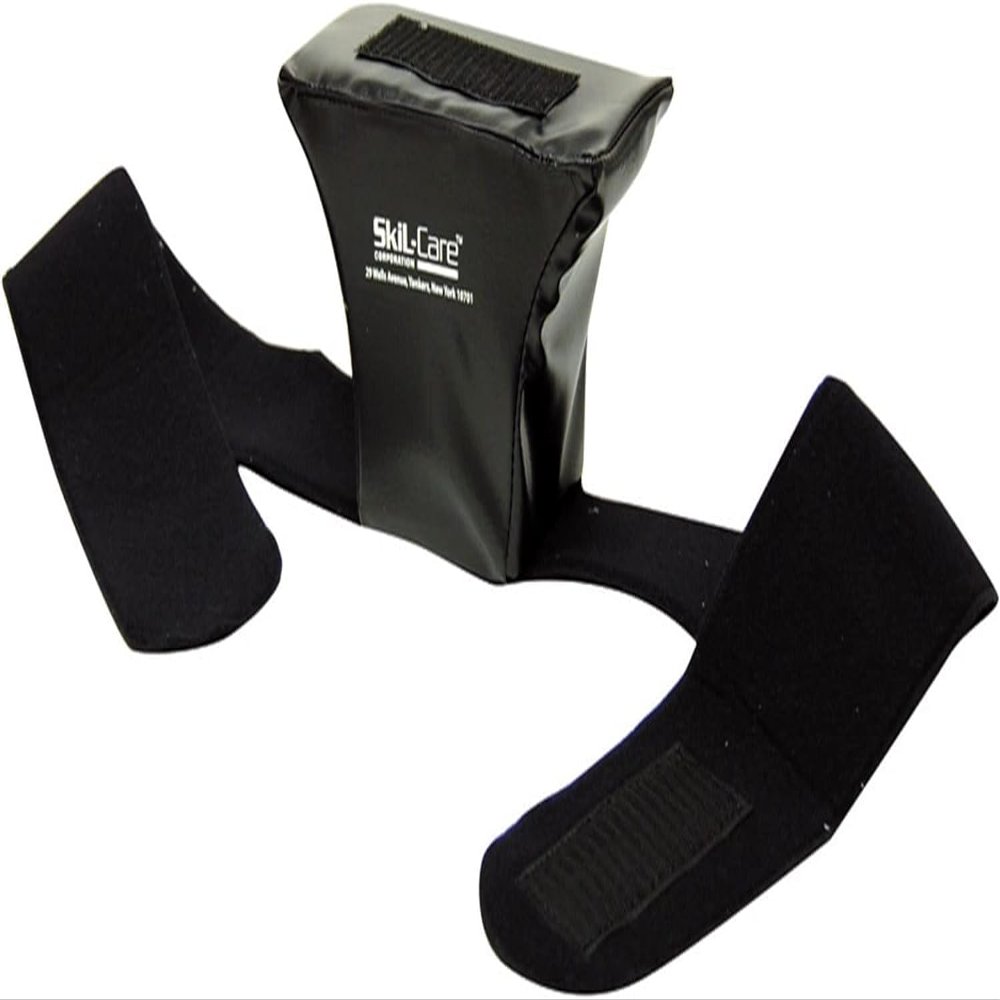 Skil-Care Abduction Wedge with Soft Foam Padding, 14" W x 8" D x 4" H, Promotes Hip Alignment and Stability, Easy-to-Clean Cover, 703075