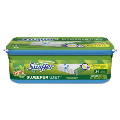 Gain 95532CT Wet Refill Cloths, Gain Original Scent, White, 8 x 10, 24 Count (Pack of 1)