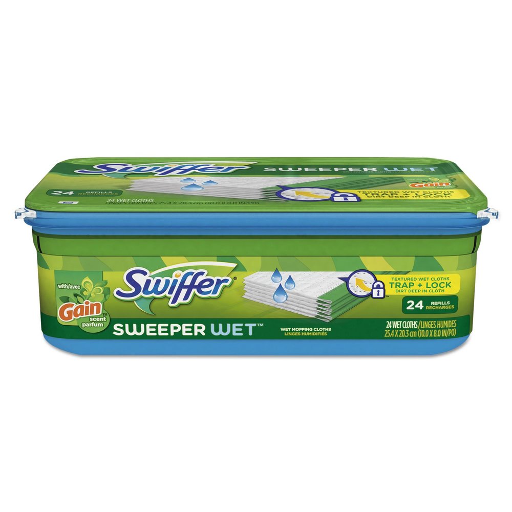 Gain 95532CT Wet Refill Cloths, Gain Original Scent, White, 8 x 10, 24 Count (Pack of 1)