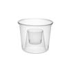 Party Essentials Soft Plastic 50 Count Bomber Cups, 4-Ounce, Clear view 1