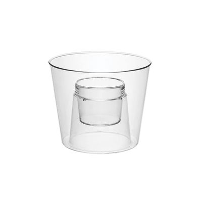 Party Essentials Hard Plastic Bomber Cups, 4-Ounce, Clear, 12-Count