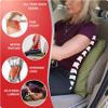 AJUVIA QiPillow - Pain Relieving Ergonomic & Orthopedic Back Lumbar & Posture Support Sitting Cushion for Chair, Couch, Bed | Versatile, Firm & Adjustable Orthopedic Seat Throw Pillow (Sage) view 3