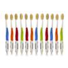 MOUTHWATCHERS Soft Flossing Toothbrushes for Adults, Bulk Pack of 12, Ultra Clean Manual Toothbrush Set for Sensitive Teeth & Gums, by Dr. Plotka, Assorted Colors view 1
