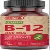 DEVA Nutrition Vegan Sublingual Fast Dissolve B-12 Tablets, 2500 mcg, 90 Count view 1