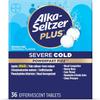 Alka-Seltzer Plus Cold Medicine, Sparkling Original Effervescent Tablets for Adults with Pain Reliever/Fever Reducer, Sparkling Original, 36 Count view 1