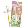 Jack N' Jill Stage 2 Silicone Toothbrush - Toddler Toothbrushes 1-2 Years Old, Gentle, Soft Silicone Bristles, Safety Shield Included - (Pack of 1) view 1