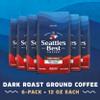 Seattle's Best Coffee Post Alley Blend Dark Roast Ground Coffee | 12 Ounce Bags (Pack of 6) view 2