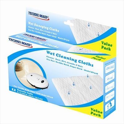 Techko Maid RM022 Wet Replaceable Mopping Sheets