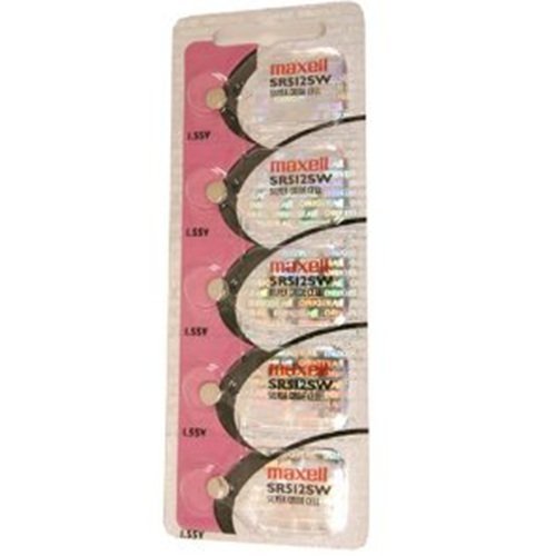 Maxell SR512SW 335 Silver Oxide Cell Pack of 5