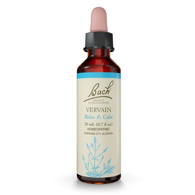 Bach Flower Remedies Flowers of Essence Vervain - 0.7 fl oz