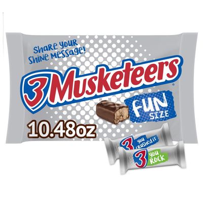 3 MUSKETEERS Fun Size Milk Chocolate Candy Bars, 10.48 oz Bag