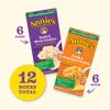 Annie's Organic Macaroni and Cheese Variety Pack, Shells & White Cheddar and Shells & Real Aged Cheddar, 6 oz (Pack of 12) view 3