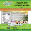 Peanuts, Raw and Blanched, Unsalted (No Salt) (8 oz, ZIN: 525964) - 3 Pack view 2