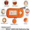 MyMedibag Hardcase Insulated Medication Bag (Standard) - Medical Case for Allergy and Asthma - Inhaler, Spacer, Epipen Carry Case and More - Highly Visible and Noticeable in Emergencies view 2