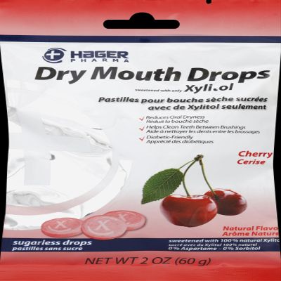 Miradent Dry Mouth Drops Cherry 2 Oz