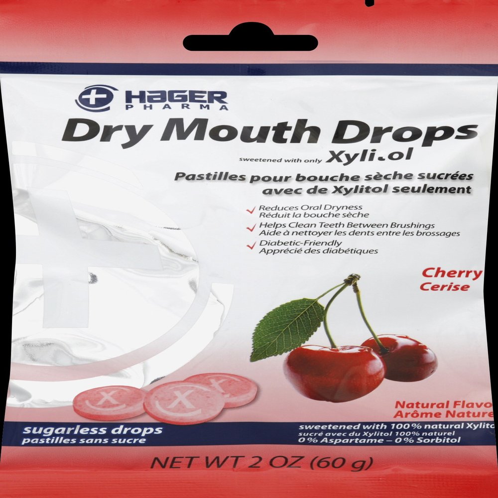 Miradent Dry Mouth Drops Cherry 2 Oz