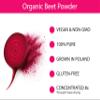 KOYAH - Organic Beet Powder (1 Scoop = 1/2 Beet): 30 Servings, Freeze-Dried Beetroot, Whole-Root Powder, Non-GMO, Vegan, Allergen-Free. Add to Water, Juice or Smoothies. view 4