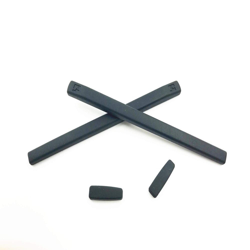 NicelyFit Set of Replacement Temple Tips Ear Socks and Nose Piece Pads for IC! IC Berlin Glass Frames (Black)