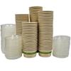 Outside the Box Papers 2 Ounce Souffle Cups and Lids - 100% Biodegradable and Compostable - 100 Pack view 1